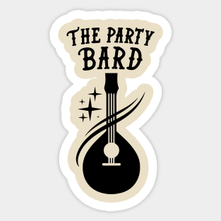 Bard Dungeons and Dragons Sticker